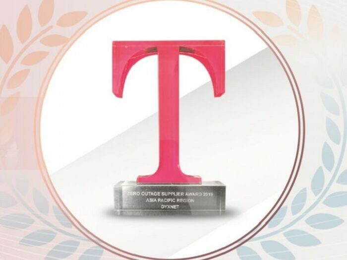 DYXnet Group Wins the Asia Pacific Zero Outage Supplier Award 2019 from T-Systems